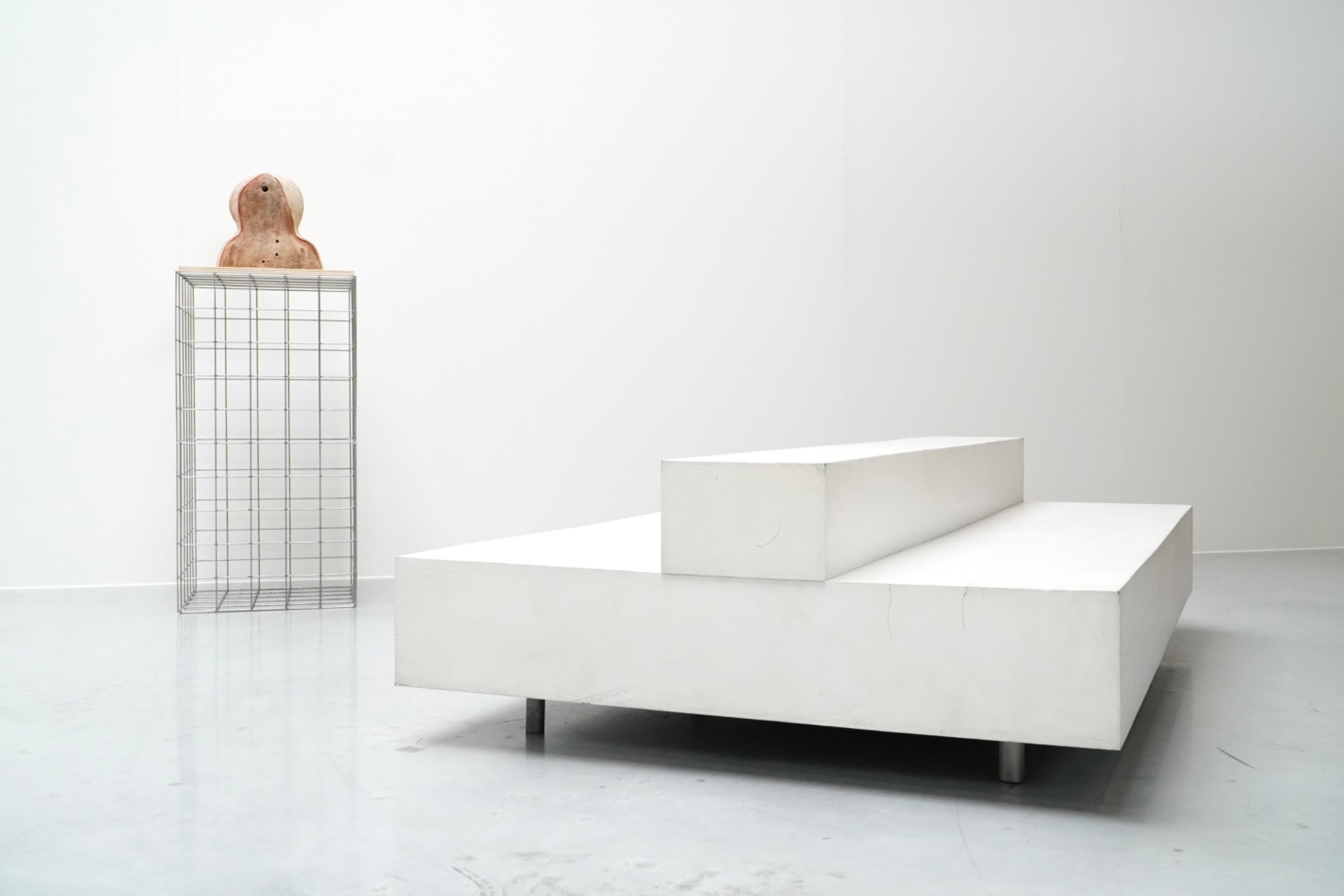 Maarten Van Severen, White Prototype Bench BB97, Belgium 1997